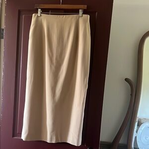 Jones New York Tan Maxi Pencil Skirt